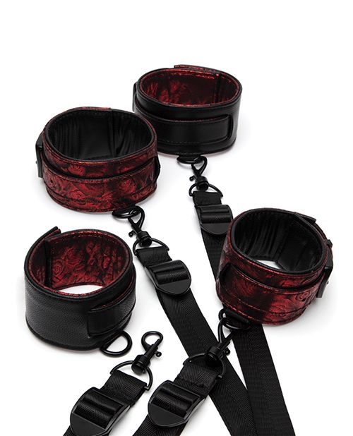 Fifty Shades of Grey Sweet Anticipation Under Mattress Restraint Set Shipmysextoys