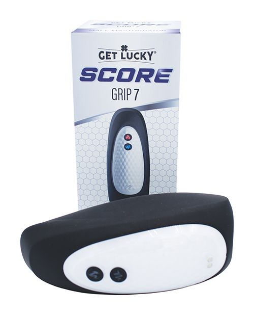 Get Lucky Score Grip 7 Masturbator - Black Shipmysextoys