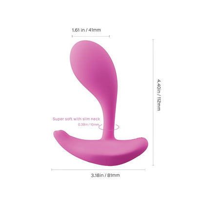 Oly 2 Pressure Sensing App-Enabled Wearable Clit & G Spot Vibrator – Pink