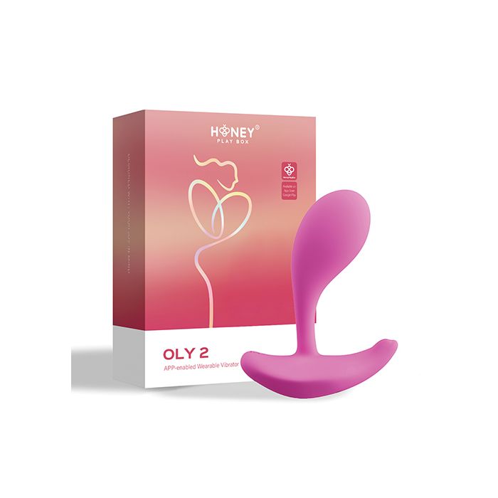 Oly 2 Pressure Sensing App-Enabled Wearable Clit & G Spot Vibrator – Pink