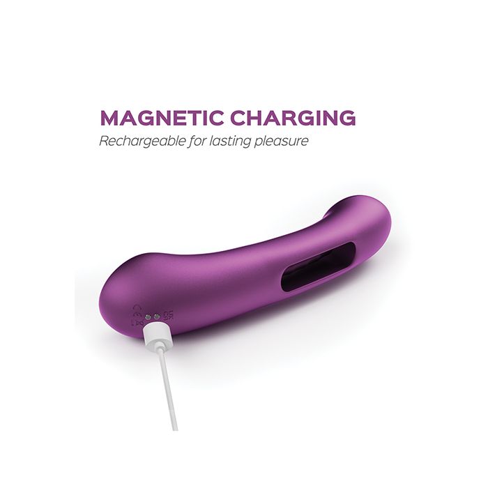 Tempo Pressure Sensing App-Controlled Flapping Vibrator – Purple