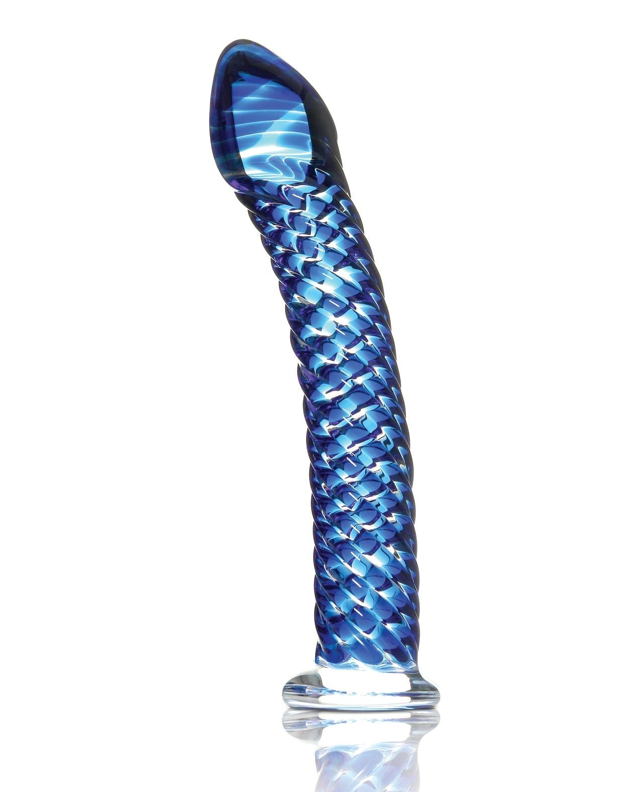 Icicles No. 29 Hand Blown Glass - Clear w/Ridges Shipmysextoys