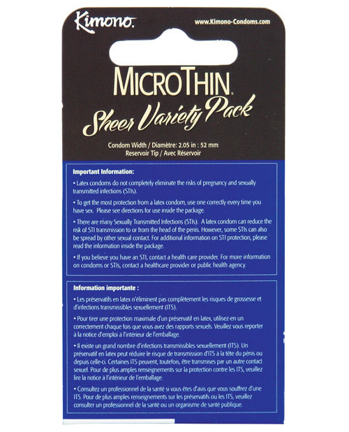 Back Of the condom box 