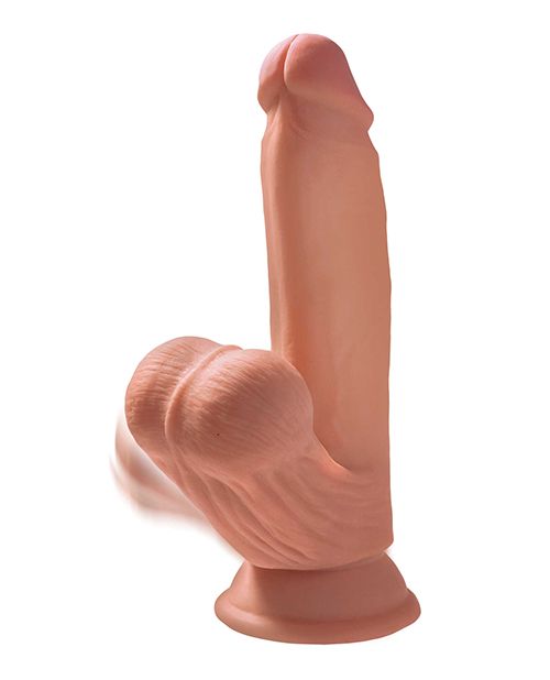 King Cock Plus 7" Triple Density Cock w/Swinging Balls Shipmysextoys