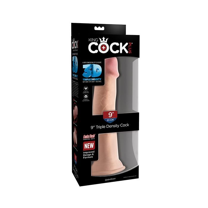 King Cock Plus 9" Triple Density Cock Shipmysextoys