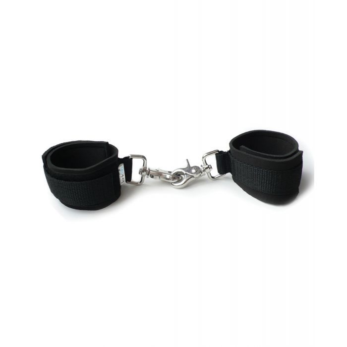 KinkLab Neoprene Cuffs - Black Shipmysextoys