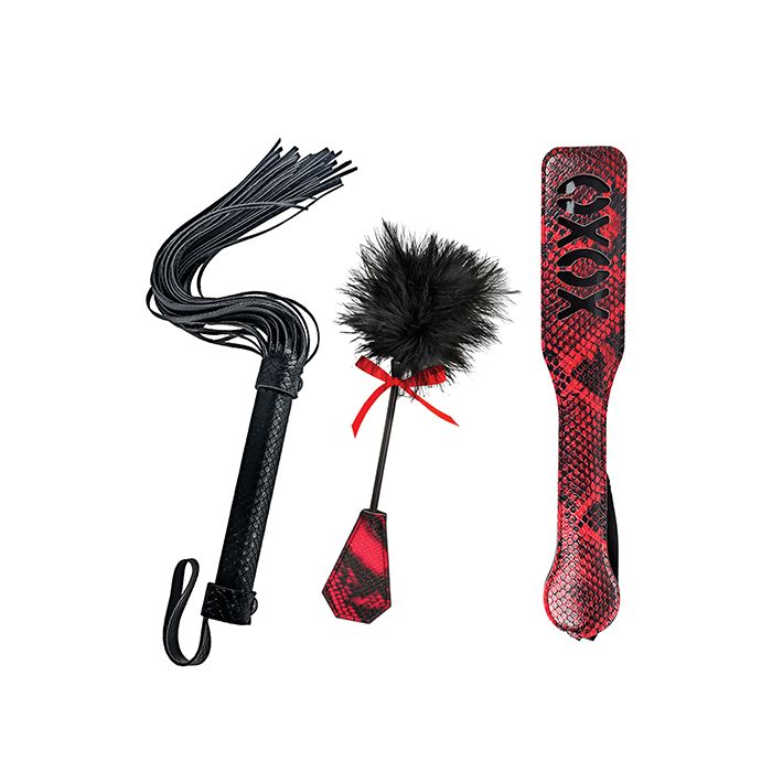 Lovers Kits Whip, Tickle & Paddle Shipmysextoys