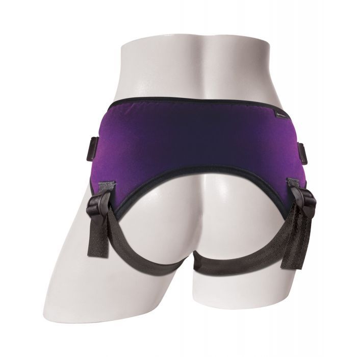 Lush Strap On Harness - Purple Shipmysextoys