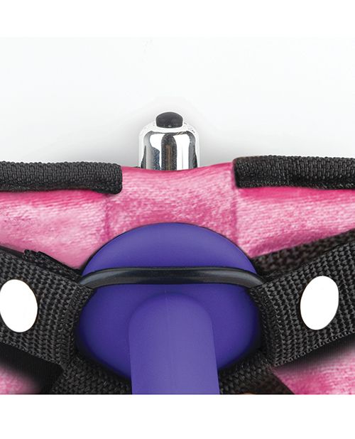 Lux Fetish Strap On Harness - Pink Shipmysextoys