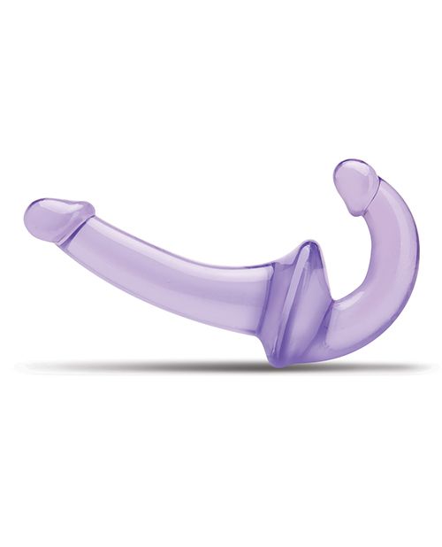 Lux Fetish Strapless Strap On - Purple Shipmysextoys