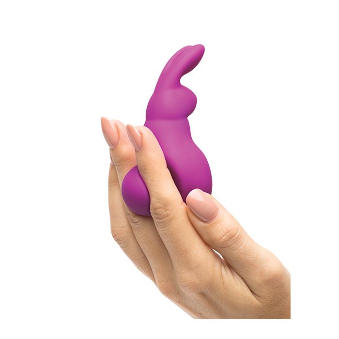 Mini Ears Rechargeable Rabbit Finger Vibrator - Purple Shipmysextoys