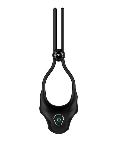 Nexus Forge Single Lasso Vibrating Cock Ring - Black Shipmysextoys