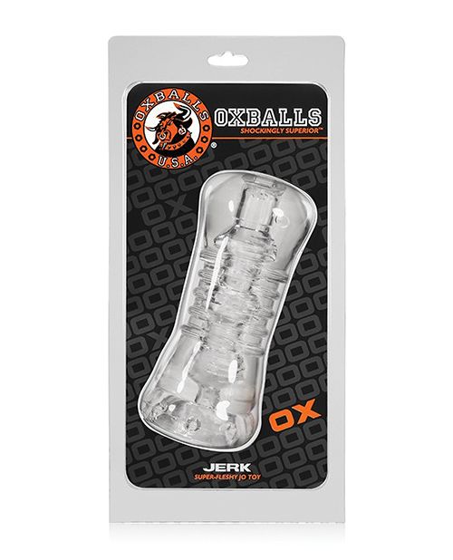 Oxballs Jerk Masturbator - Clear Shipmysextoys