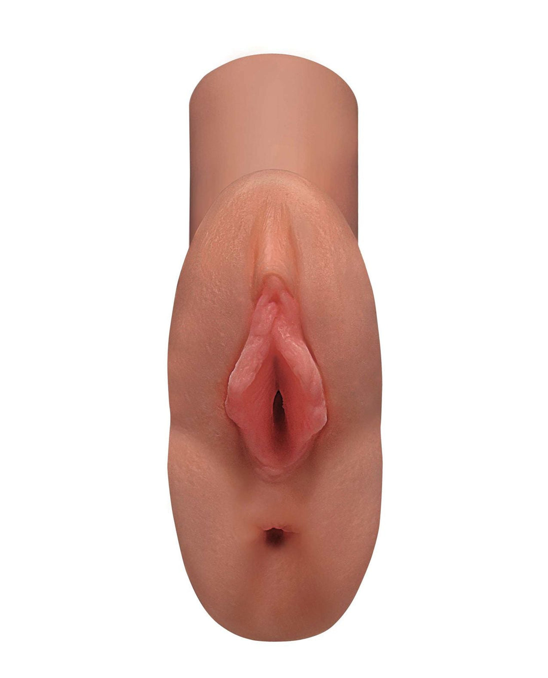 PDX Plus Perfect Pussy Double Stroker - Tan Shipmysextoys