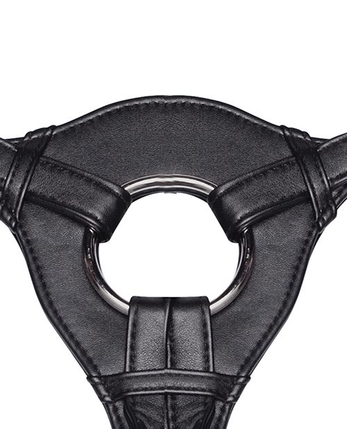 Patent Leather Strap On Harness - Black Shipmysextoys