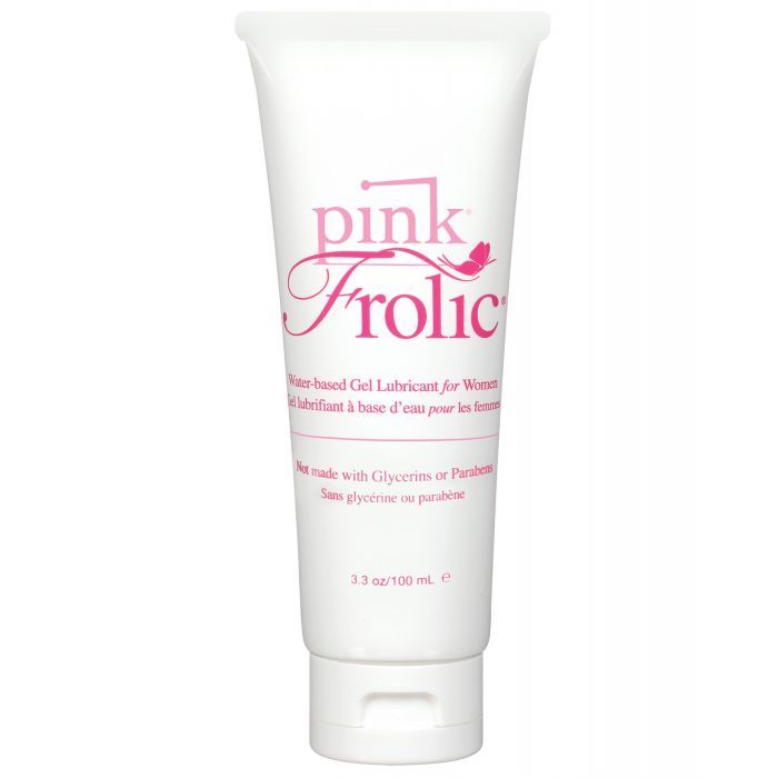 Pink Frolic Gel Lubricant - 3.3 oz Flip Top Tube Shipmysextoys