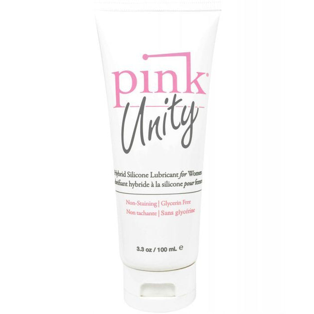 Pink Unity Hybrid Silicone Based Lubricant - 3.3 oz Tube Shipmysextoys