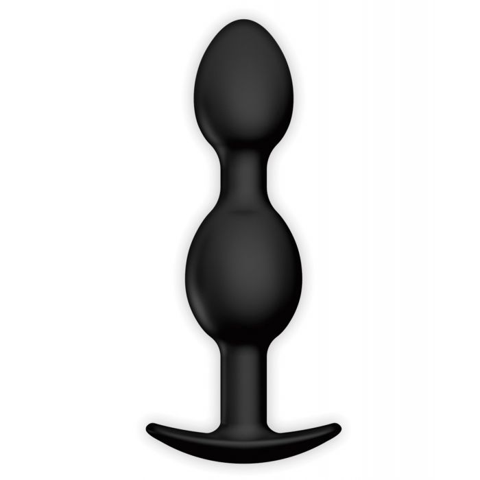 Pretty Love Silicone Anal Plug W/ball - Black