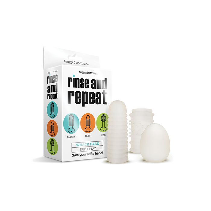 Rinse & Repeat Whack Pack Triple Play Shipmysextoys