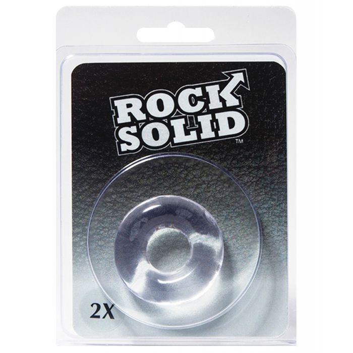 Rock Solid 2" Clear Donut Ring Shipmysextoys