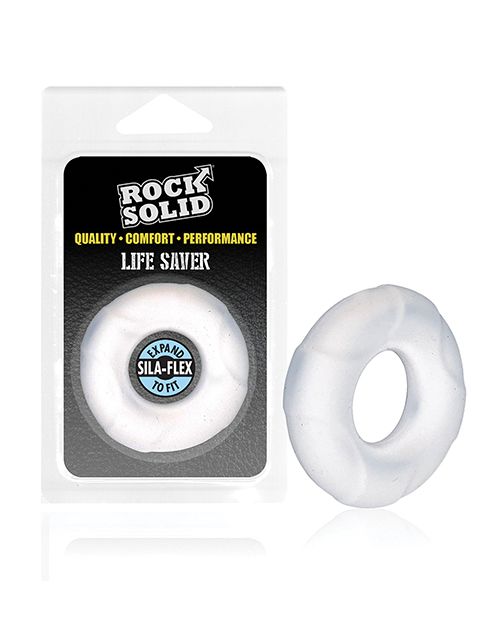 Rock Solid Lifesaver Ring - Translucent Shipmysextoys