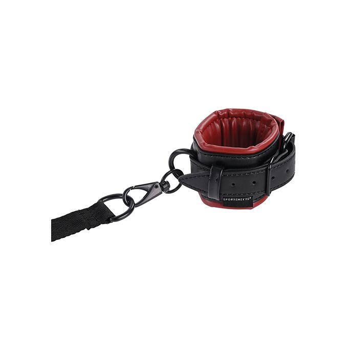 Saffron Under the Bed Adjustable Restraint System - Black and Red Shipmysextoys