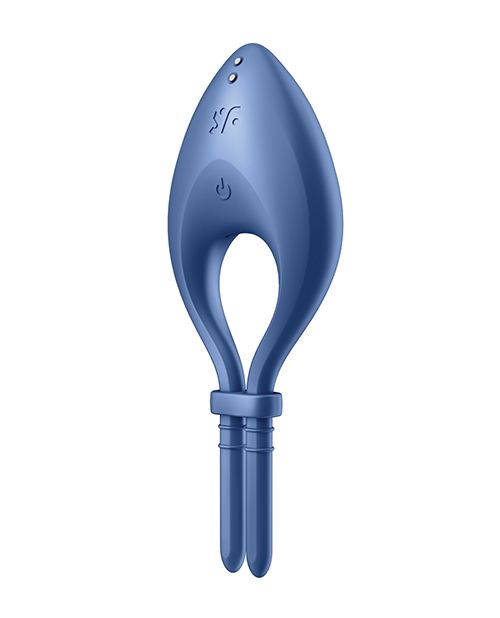 Satisfyer Bullseye Ring Vibrator - Blue Shipmysextoys