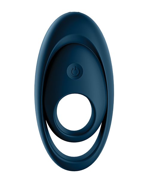 Satisfyer Glorious Duo Ring Vibrator - Dark Blue Shipmysextoys