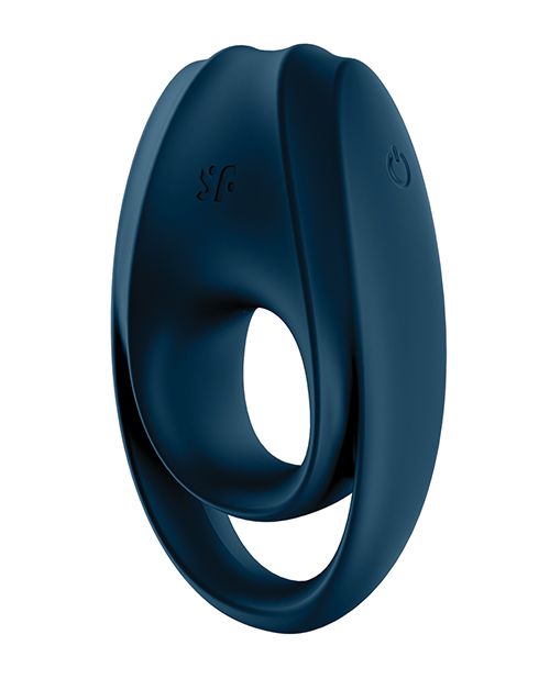 Satisfyer Incredible Duo Ring Vibrator - Dark Blue Shipmysextoys