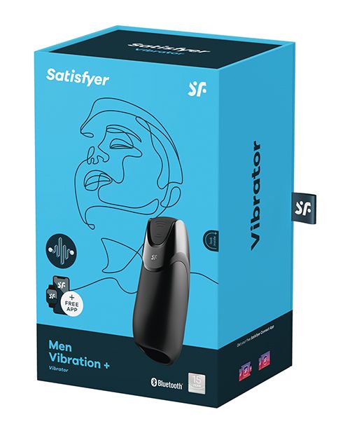 Satisfyer Men Vibration Plus - Black Shipmysextoys