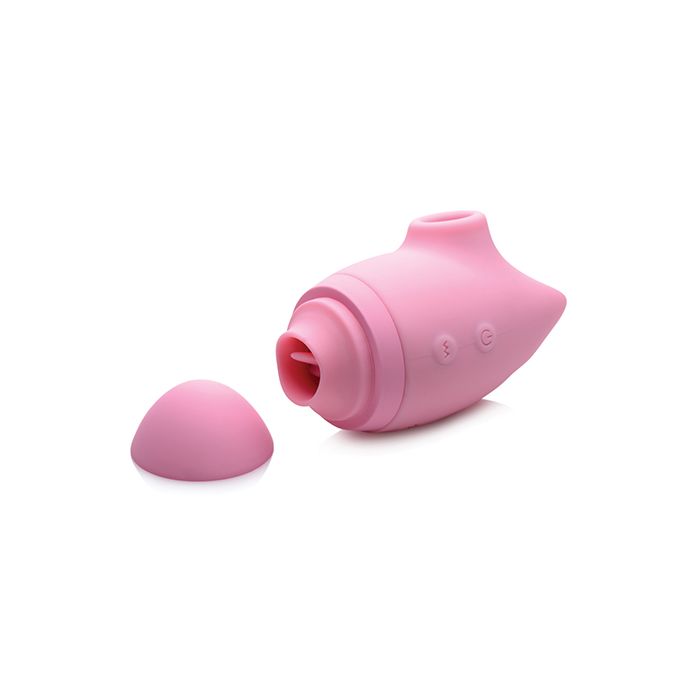 Shegasm Kitty Licker, 5X Triple Clit Stimulator - Pink Shipmysextoys