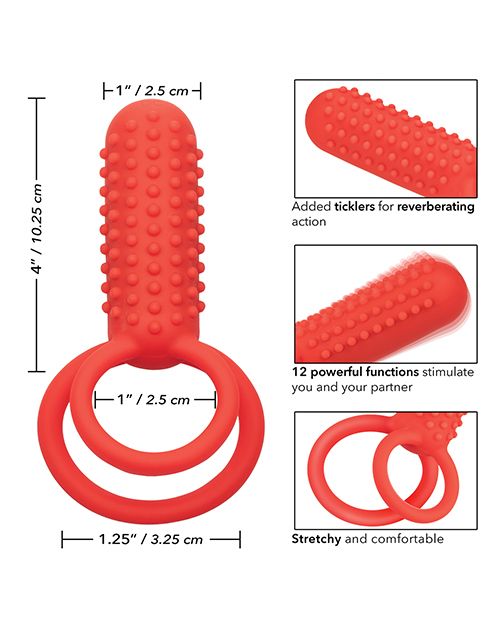 Silicone Rechargeable Vertical Dual Enhancer Shipmysextoys