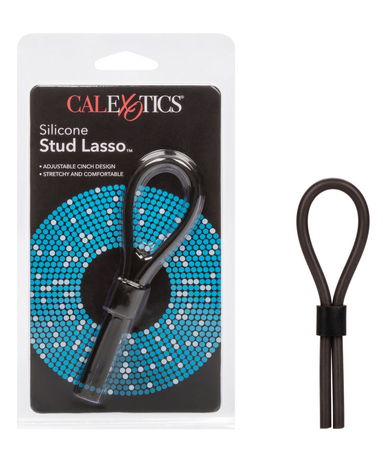 Silicone Stud Lasso - Black Shipmysextoys