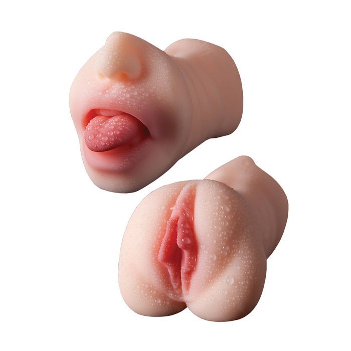 Skinsations Man Eater Pussy/Mouth Masturbator Shipmysextoys