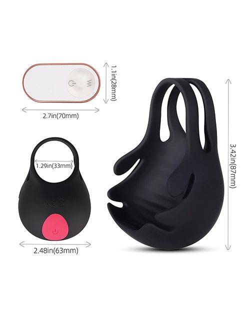 Smitten Vibrating Scrotum Cock Ring Shipmysextoys