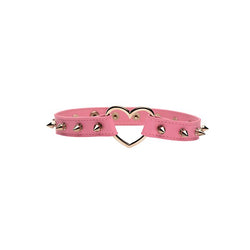 Master Series Spiked Heart Choker