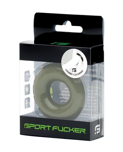 Sport Fucker Chubby Cockring - Army Green Shipmysextoys