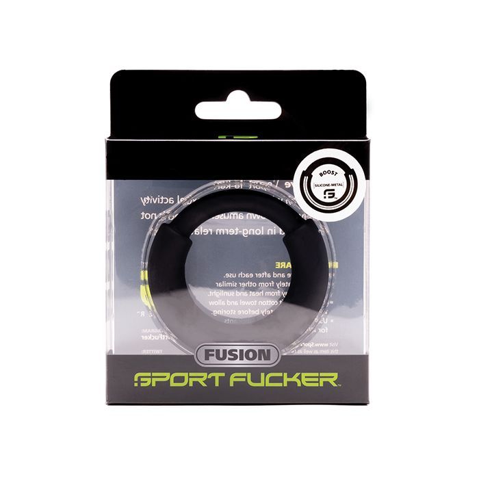 Sport Fucker Fusion Boost Ring - Black Shipmysextoys