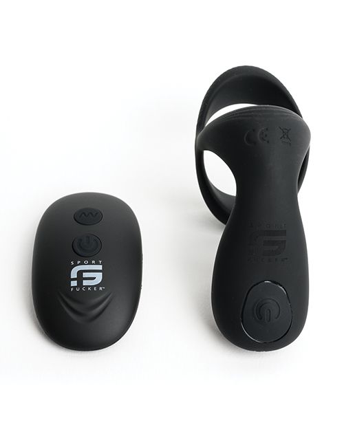 Sport Fucker Motovibe Pulse Cockring - Black Shipmysextoys