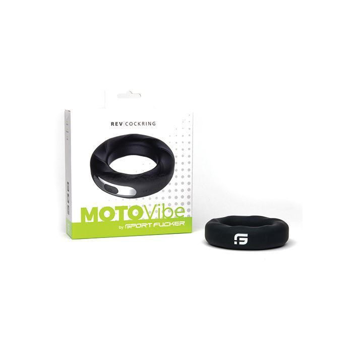 Sport Fucker Motovibe Rev Cockring - Black Shipmysextoys