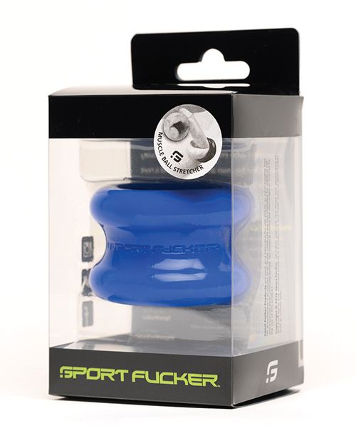 Sport Fucker Muscle Ball Stretcher - Blue Shipmysextoys