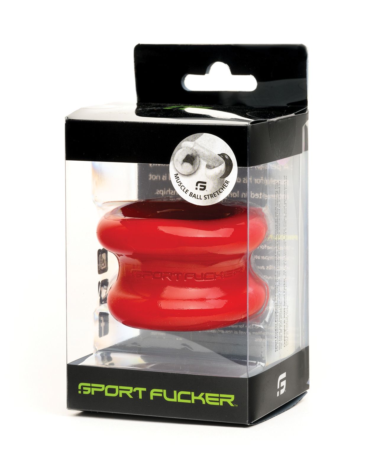 Sport Fucker Muscle Ball Stretcher - Red Shipmysextoys