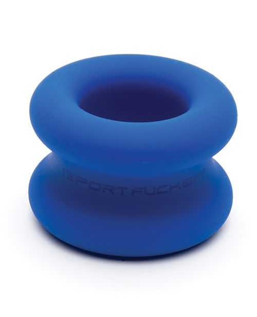 Sport Fucker Muscle Silicone Ball Stretcher - Blue Shipmysextoys
