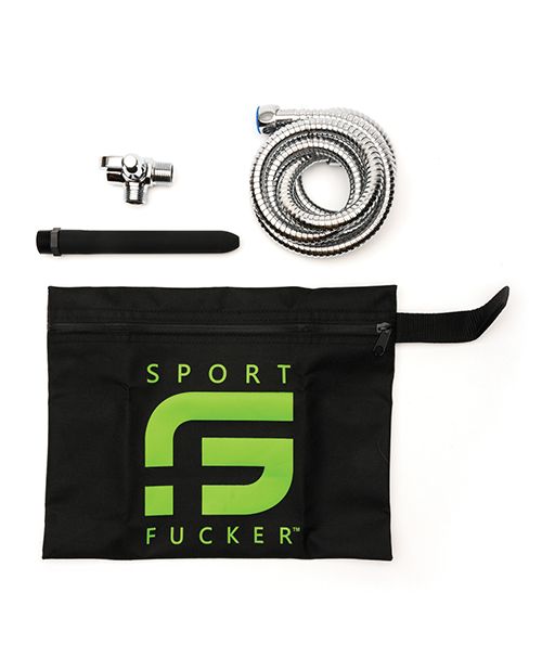 Sport Fucker Shower Kit 6" - Black Shipmysextoys
