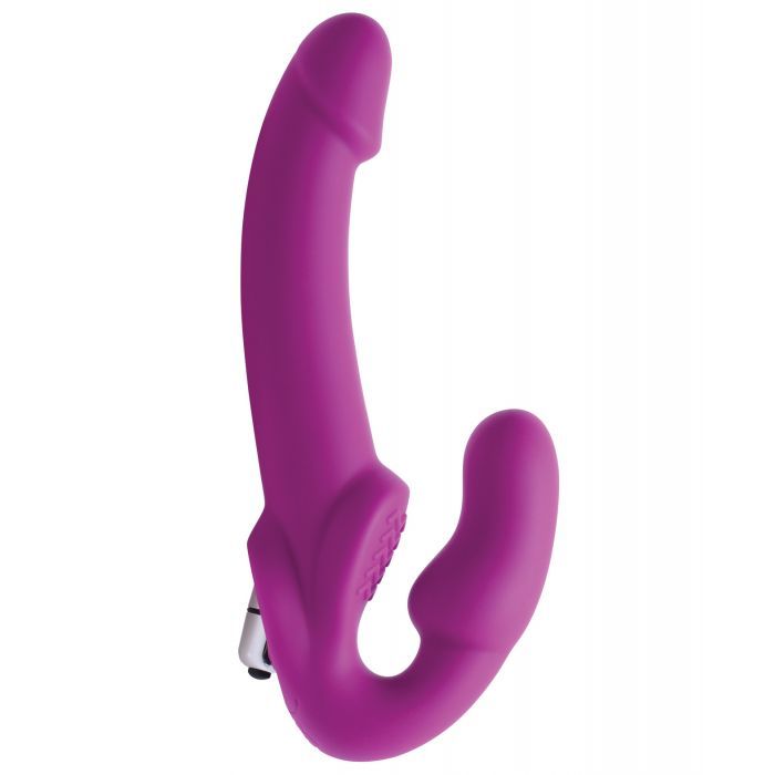 Strap U Vibrating Strapless Silicone Strap on Dildo Shipmysextoys