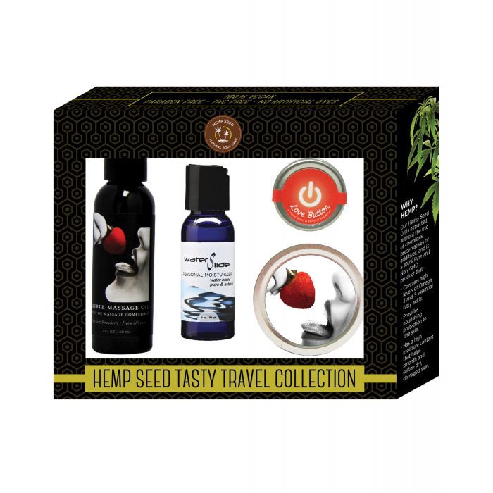 Earthly Body Hemp Seed Tasty Travel Collection