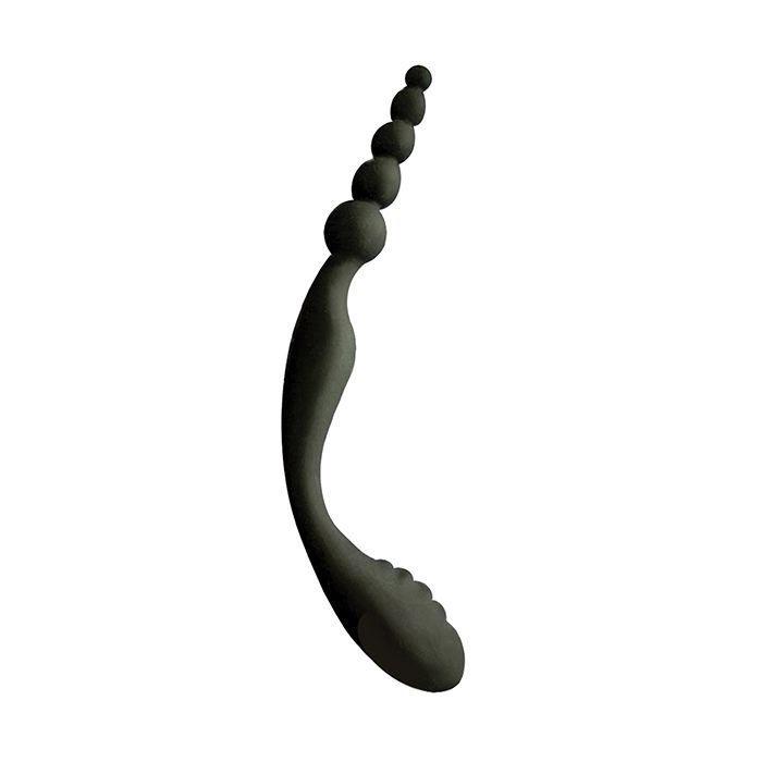 The 9's S Double Header Double Ended Silicone Anal Beads Shipmysextoys