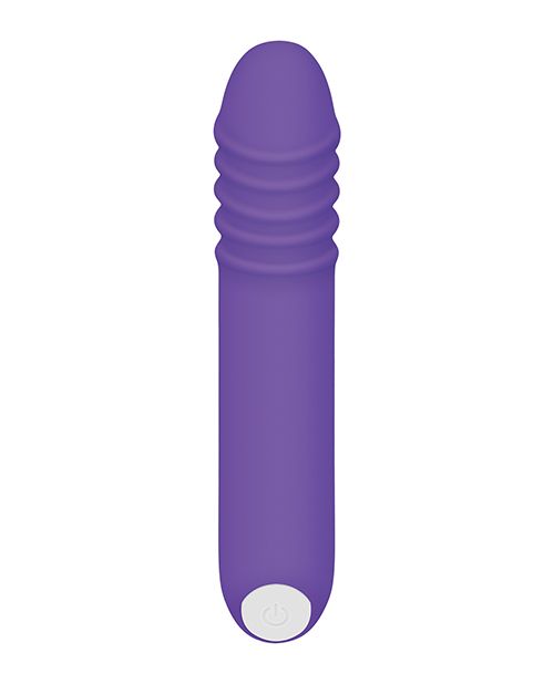 The G-Rave Light Up Vibrator - Purple Shipmysextoys