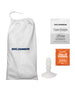 Doc Johnson product set with drawstring bag, care guide, and packaging on a white background
