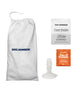 Doc Johnson product set with drawstring bag, care guide, and packaging on a white background